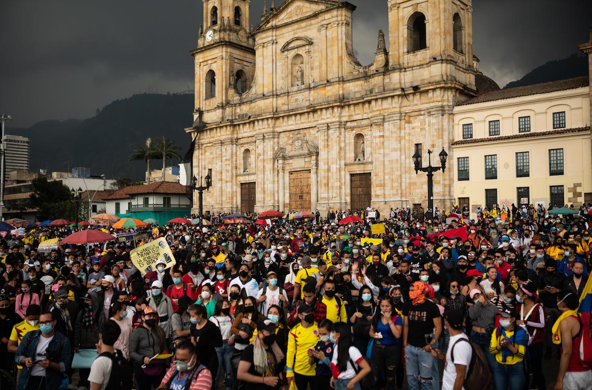 Bogota - Rassemblement, Colombie mai 2021